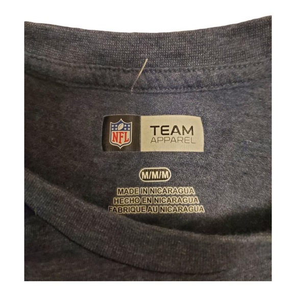 NFL Apparel New England Patriots Tee Size Medium Blue/Red - Picture 4 of 4